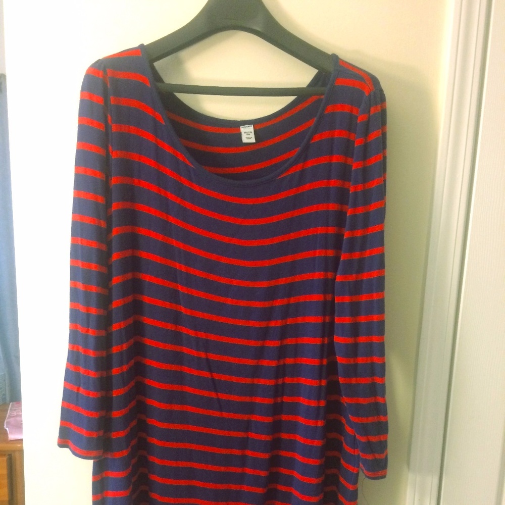 OLD NAVY Striped Bodycon Dress XXL